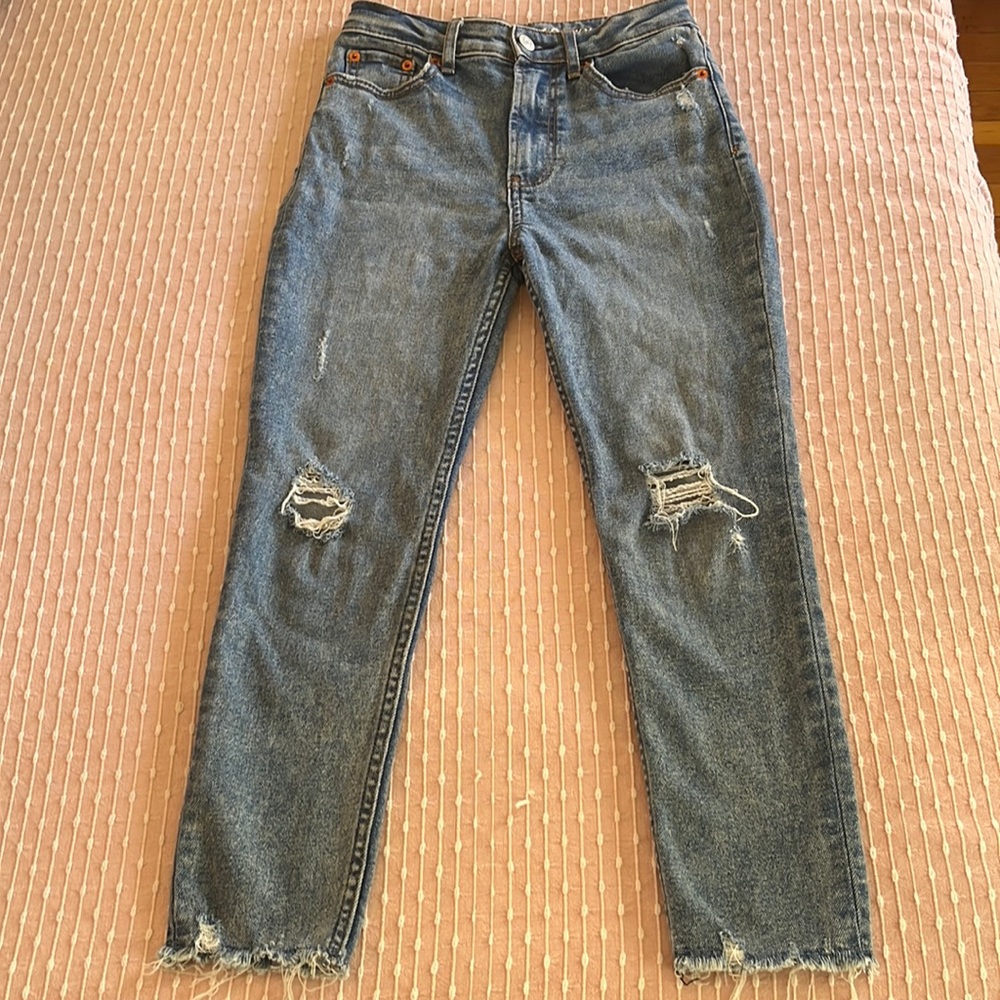 Gap sky high skinny jeans